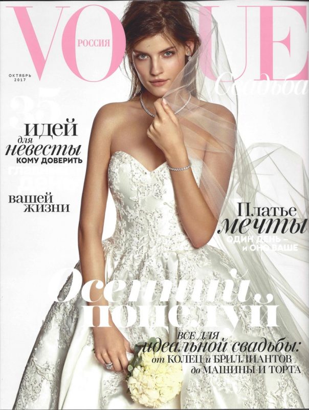 俄罗斯模特为时尚杂志拍摄广告大片